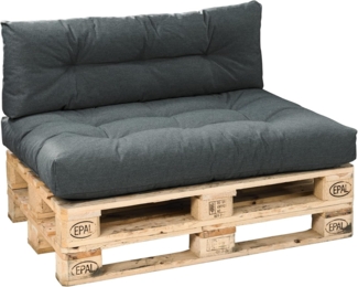 XDREAM Palettenkissen Sitzkissen, Rückenkissen und Seitenkissen (Einzeln oder als Set), passend für handelsübliche Europaletten/ Indoor & Outdoor geeignet