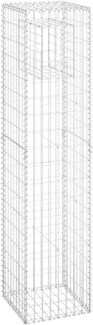 vidaXL Gabionensäule 40x40x180 cm Eisen 151264