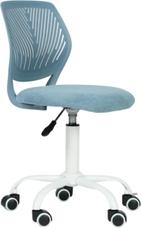 FurnitureR Bunter Schreibtischstuhl, moderner höhenverstellbarer Computerstuhl ohne Armlehnen, ergonomischer Drehstuhl für Kinderzimmer und Home Office