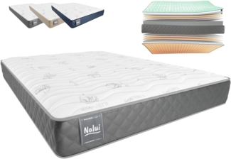 Don Pension Matratze, 135x190 cm, viskoelastisch, Mulhacen DualSense, Höhe ± 21 cm, mehrlagig, mit GravityFoam-Kern, hohe Festigkeit, doppelseitig, für Winter/Sommer, atmungsaktiv, hergestellt in