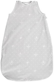 Lorelli Baby-Sommerschlafsack Summer, Länge 80 cm, Breite 42 cm, 100% Baumwolle grau