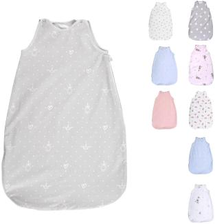 Lorelli Baby-Sommerschlafsack Summer, Länge 80 cm, Breite 42 cm, 100% Baumwolle grau