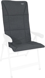 Crespo Hochlehnerauflage Hochlehner Garten Stuhl Auflage, HC 237 Camping Sitz Kissen Beheizbar Akku