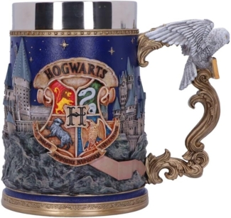 Nemesis Now B5795U1 Harry Potter Hogwarts Collectible Tankard, Blau, 15.5cm