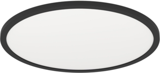 Eglo 900092 LED Deckenleuchte ROVITO-Z weiss schwarz H:2. 5 Ø:42cm dimmbar 2700-6500K mit Connect-Z Funktion