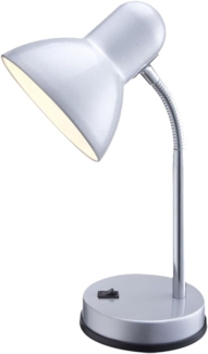 Moderne Tischleuchte aus Metall silber - BASIC
