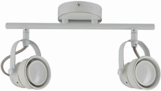 LED Deckenstrahler Shabby Chic Look weiß Näve Shabspo 2x GU10