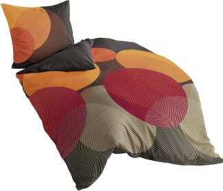 Bierbaum, Mako-Satin Bettwäsche , Designed in Germany, 6155 kakao 09, 135x200 cm + 80x80 cm