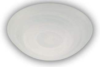 LED-Deckenleuchte / Deckenschale rund, Glas Alabaster, Ø 25cm