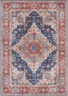 Vintage Teppich Sylla Indigoblau - 120x160x0,5cm