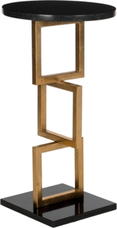 Safavieh Akzenttisch, Metall, Gold/schwarz marmorplatte, 31 x 31 x 58.92 cm