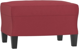 vidaXL Fußhocker Weinrot 60 x 50 x 41 cm Kunstleder [349339]