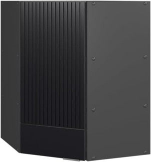 Eckhängeschrank Fame-Line Schwarz gestreift 57 cm Vicco