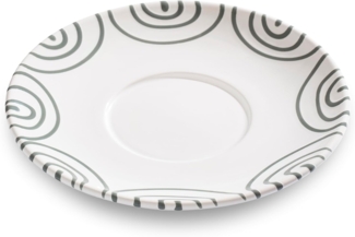 Gmundner Keramik Graugeflammt, Unterteller Teetasse Maxima (Ø18cm)