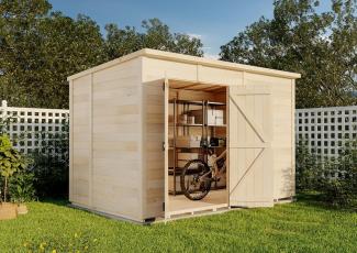 Storehaus Gerätehaus Sepp Gerätehaus aus Holz Geräteschrank mit 12 mm Wandstärke Gartenhaus