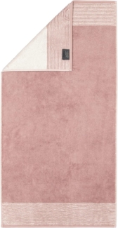 CAWÖ Handtuch - Luxury Home, C Two-Tone, Walkfrottier Magnolie 50x100cm