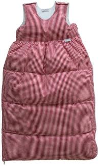 Tavolinchen Babyschlafsack Daunenschlafsack "TwistKaro" Kinderschlafsack - rot - 80cm