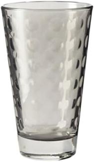 Leonardo Optic Longdrinkglas, Cocktailglas, Becher, Made in Germany, Glas, Basalto, 200 ml, 18007