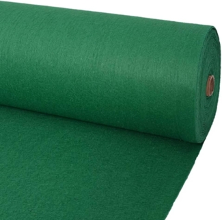 vidaXL Messeteppich Glatt 1x24 m Grün 30077