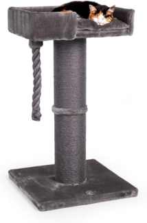 Canadian Cat Company Kratzbaum Watson, Kratzturm mit 18 cm dicker Sisalsäule, grau, ca. 55 x 55 x 100 cm
