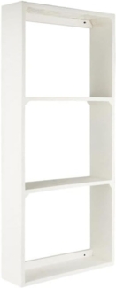 Ib Laursen - Wandregal Regal 3 Fächer Holz 40x90cm Unika Vintage Weiß 21026-11