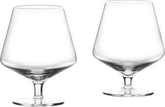 Zone Denmark Cognacglas Cognacglas Rocks 2er Set, Kristallglas