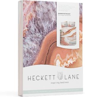 Heckett & Lane Mako-Satin Bettwäsche 155x220 Kimi terra Marmor Stein Ayquarell