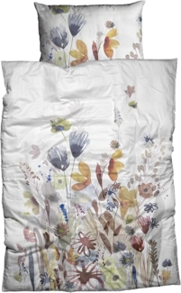 Traumschlaf Satin Bettwäsche Calvados terra|155x220 cm + 80x80 cm