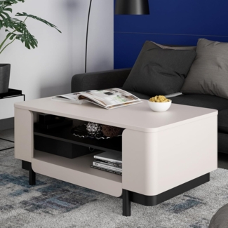 Couchtisch Venedig / Vodol, Beige, 115 x 49 x 55 cm