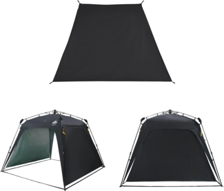 Lumaland 'Where Tomorrow' Seitenwand, Polyester schwarz