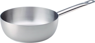 Pentole Agnelli Edelstahl 18-10 Kasserolle konisch 18 cm Stahl