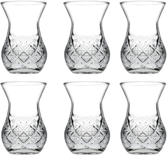 Pasabahce Teeglas Timeless Teegläser im 6er Set - Perfekter Teegenuss, Glas