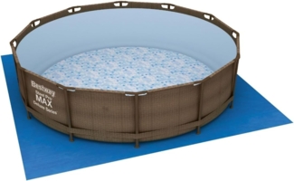 Bestway PE-Bodenplane 396x396 cm, blau, quadratisch