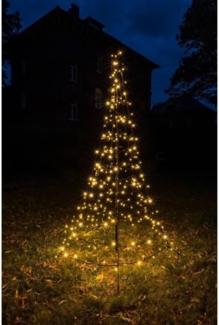 FHS LED Tannenbaum Galaxy 200 cm 300 warmweiße LED, mit Aufstellmast