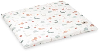 Bezug Wickelunterlage aus Organic, Wild Friends