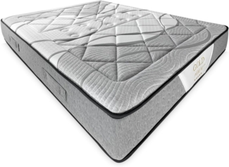 Somnia Descanso Viskoelastische Premium-Komfort-Matratze, 135x190 cm, ergonomisch und bequem, Dicke 30 cm, viskoelastische Federn, milbendicht, antibakteriell und hypoallergen