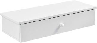 en. casa Wandregal mit Tür weiß