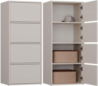 MAGOWA Kommode ALMA moderne Kommode mit TIP-ON System, Höhe: 119 cm - Breite: 50 cm - Tiefe: 40 cm
