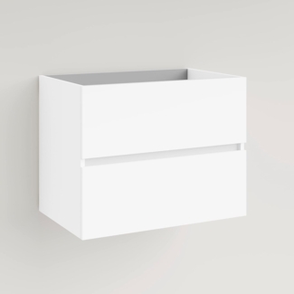 Baikal Modularer Badezimmerschrank mit 2 Schubladen, Wandmontage, Badezimmer-Modul, aus Melamin, 16 mm, montiert, kombinierbar mit jedem Top der Marke