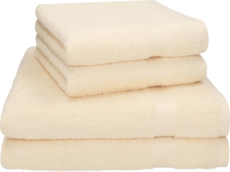 Betz Handtuch Set 4-tlg. PREMIUM 2 Handtücher und 2 Duschtücher, 100% Baumwolle (4-St)