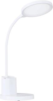 Eglo 900529 Tischleuchte BROLINI LED 2,1W Kunststoff weiß 2700-6500K H:55cm Ø15cm dimmbar mit Touchdimmer