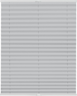 Lichtblick Sonnenschutzsysteme GmbH Thermo-Plissee Ljungby 60 cm x 130 cm (BxL) Hellgrau Tageslicht mit Hitzeschutz; einfache Installation mit Klemmträgern; verspannt