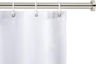 SCHÖNER WOHNEN-Kollektion Duschvorhangstange »Obleon«, Ø 28 mm, ausziehbar, ohne Bohren, geklemmt, Edelstahl, Kunststoff, Teleskop-Duschschiene, ausziehbar