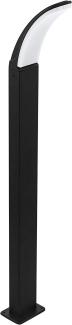 Eglo 98152 LED Stehleuchte FIUMICINO schwarz weiß H:90cm IP44