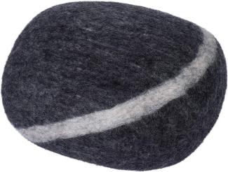 myfelt Hocker Pouf Hugo Kieselstein Filz Anthrazit (S) A-KS-019-S