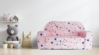 Stillerbursch Kindersofa Modell 1, grau-blau
