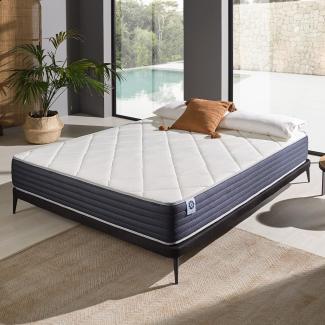 Naturalex | Ideal Visco | Matratze 140x190 cm | H5 | Hochdichter Viskoelastischer Schaumstoff HR-System | Optimale Anpassung 7 Komfortzonen | Anti Druckstellen | Feuchtigkeitsregulierend | Oeko-TEX