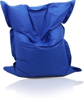 Kinzler S-10026/18 XXL Riesensitzsack, 140x180 cm, Sitzsack Outdoor Indoor, in vielen verschiedenen Farben, mit Innensack, royalblau