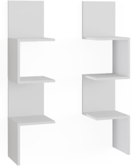 Vicco Eckregal Weiß 28 x 116.4 cm 2er Set, Paolo