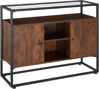 tectake Sideboard Oldham (Sideboard, Montagematerial, Montageanleitung), Industrial Style